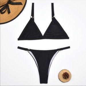 CLASSIC BLACK TRIANGLE BIKINI